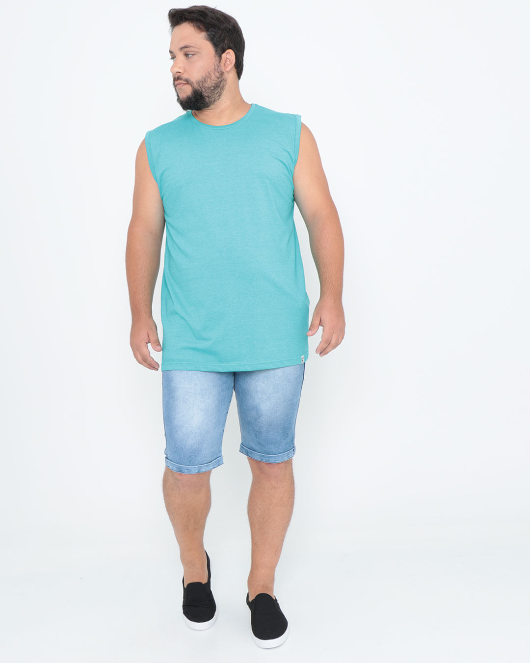 Bermuda-Jeans-Masculina-Plus-Size-Azul-Claro