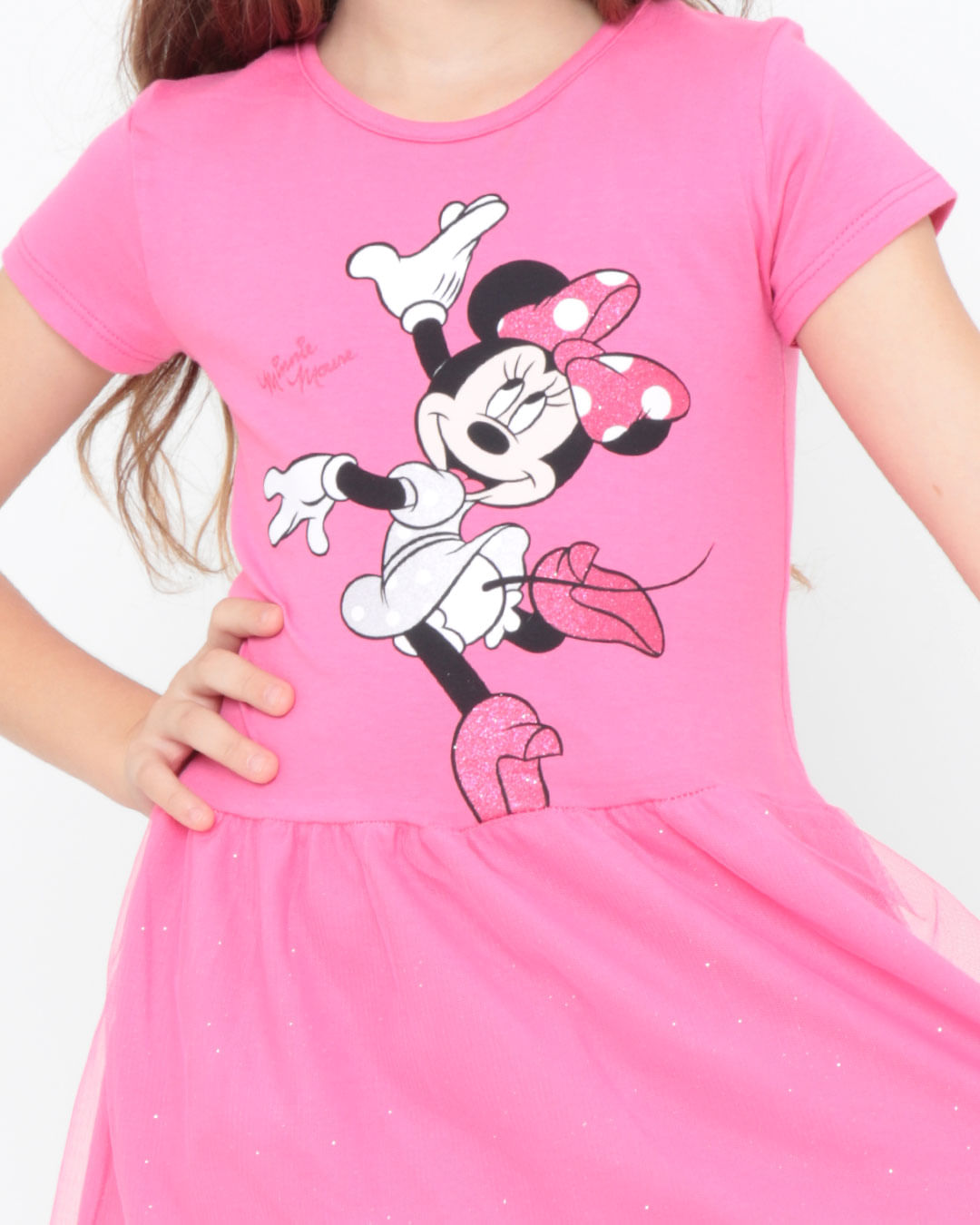 Vestido-Infantil-Com-Tule-Minnie-Mouse-Disney-Rosa