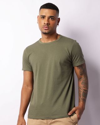 Camiseta-Malha-Melange-Ref-Ko1282-Milita---Verde