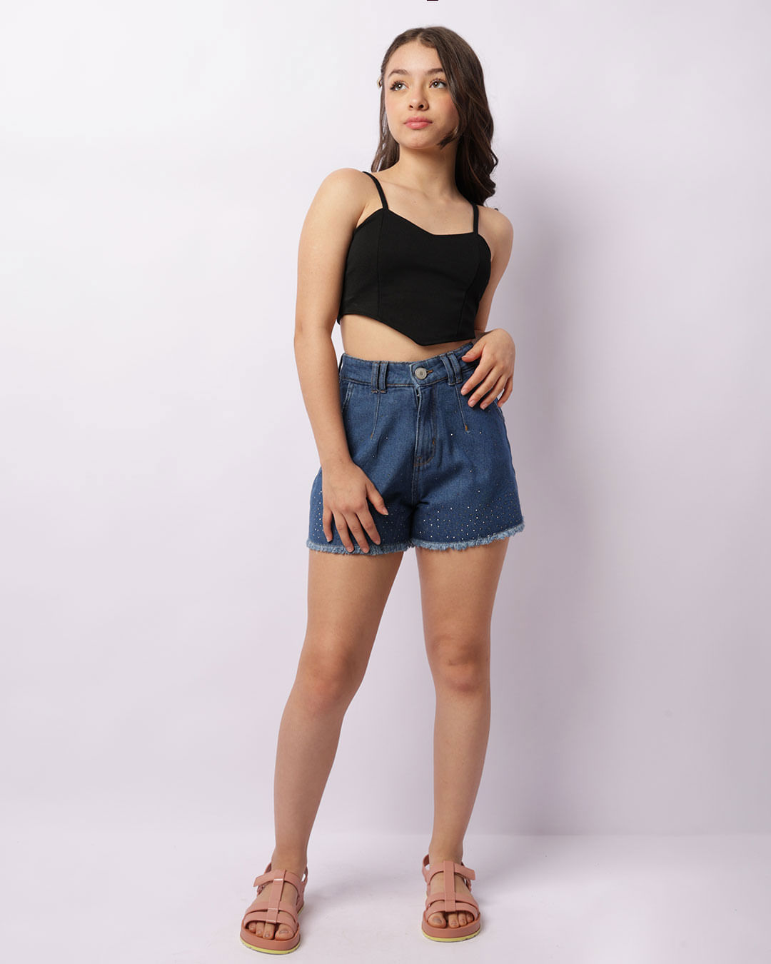 Short-6061-Brilhos-Le-F-1016---Jeans-Blue