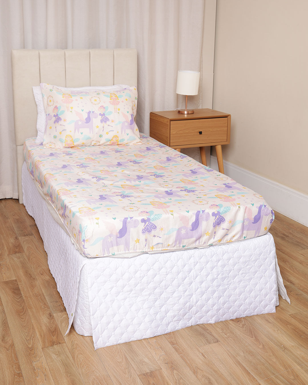 Jg-Cama-St-2-Pcs-Unicornio-Fada---Rosa