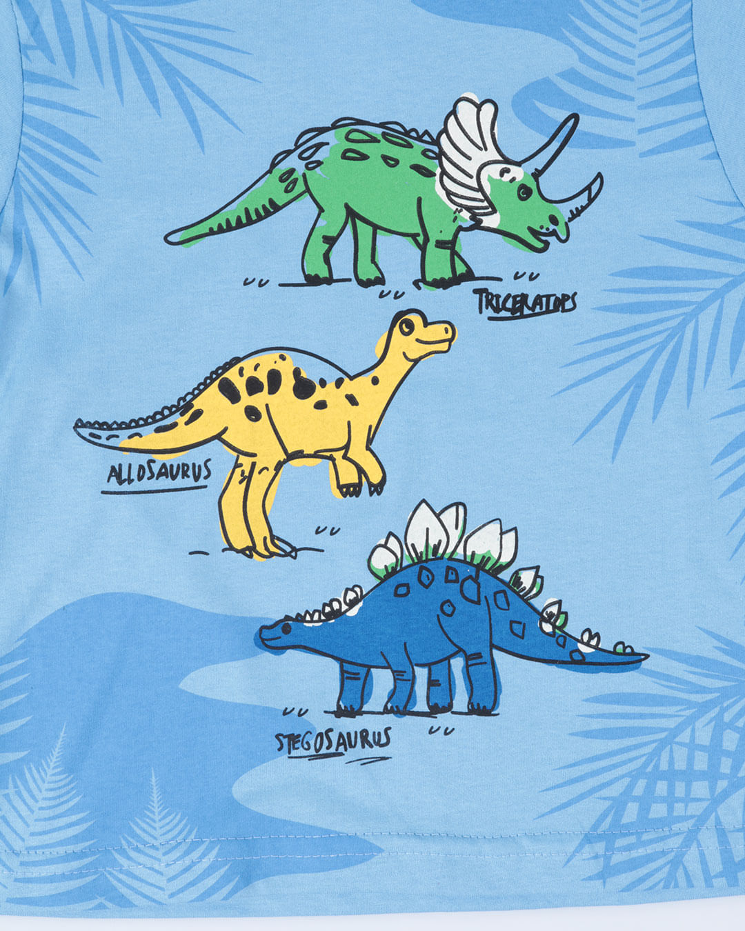 Camiseta-Bebe-Estampa-Dinossauro-Azul