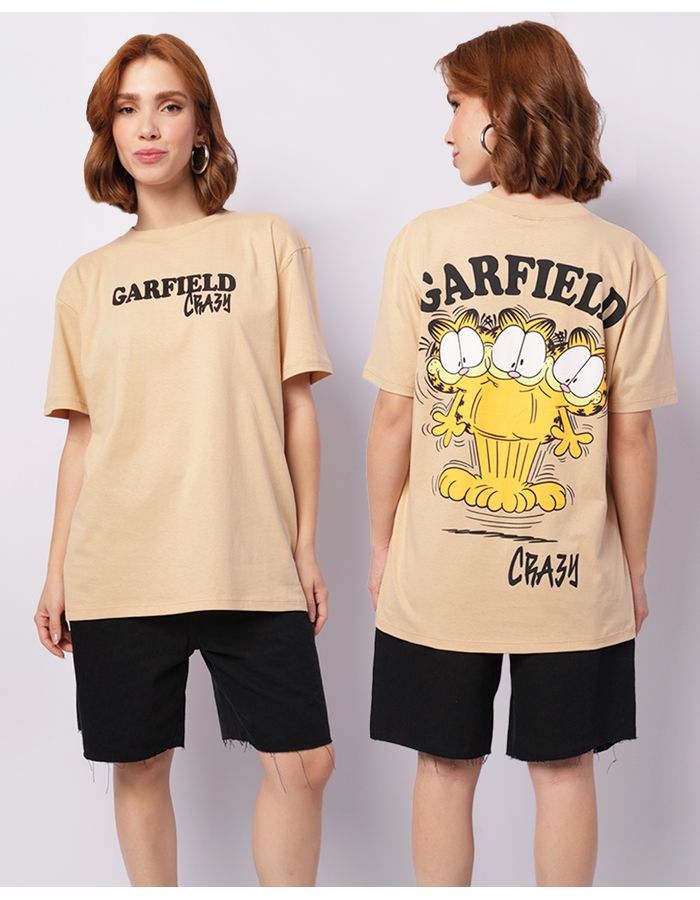 Camiseta--Silk-Garfield-Fverso-107519t---Bege