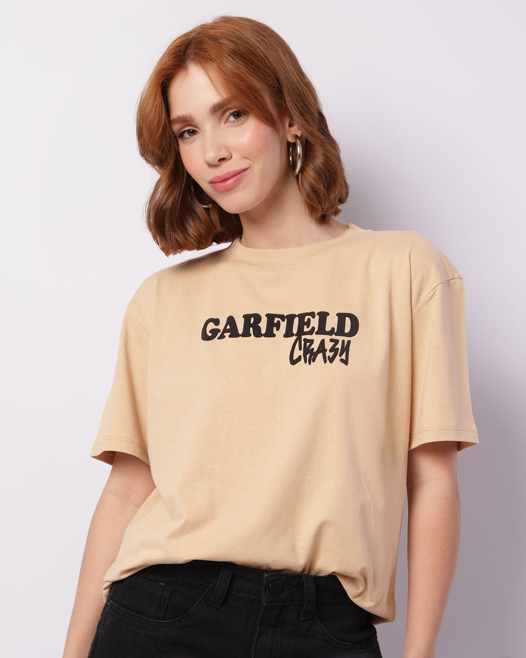 Camiseta--Silk-Garfield-Fverso-107519t---Bege