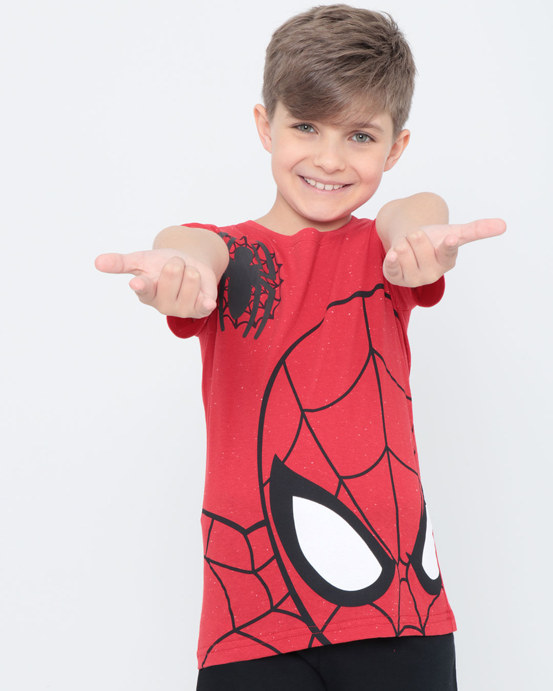 Camiseta-Infantil-Estampa-Spider-Man-Vermelho
