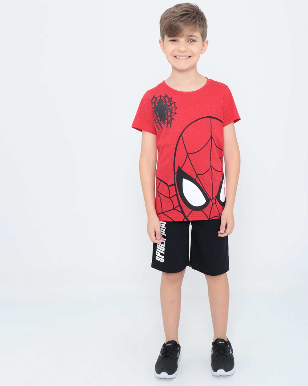 Camiseta-Infantil-Estampa-Spider-Man-Vermelho