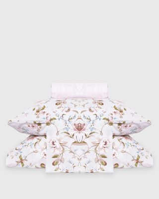 Jg-De-Cama-Attuale-150-Fios-Queen---Cinza-Floral