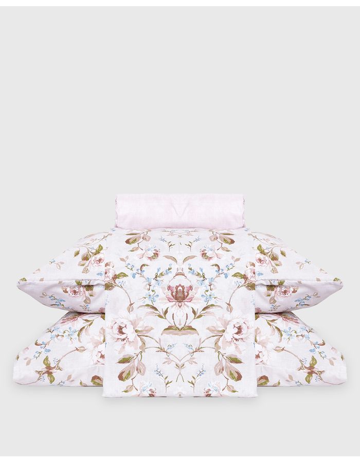 Jg-De-Cama-Attuale-150-Fios-Queen---Cinza-Floral