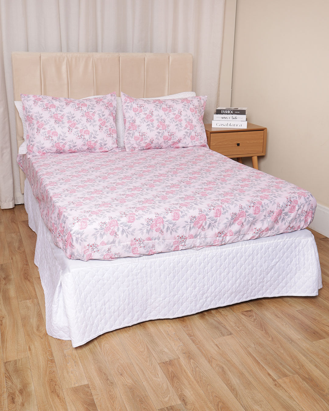 Jg-De-Cama-King-3-Pc-100-algodao-Est---Rosa-Floral