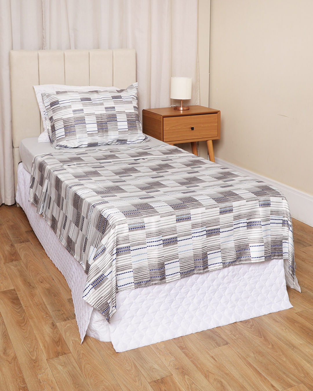 Jg-De-Cama-St--Tabe-Listra-----3-Pc---Estampado