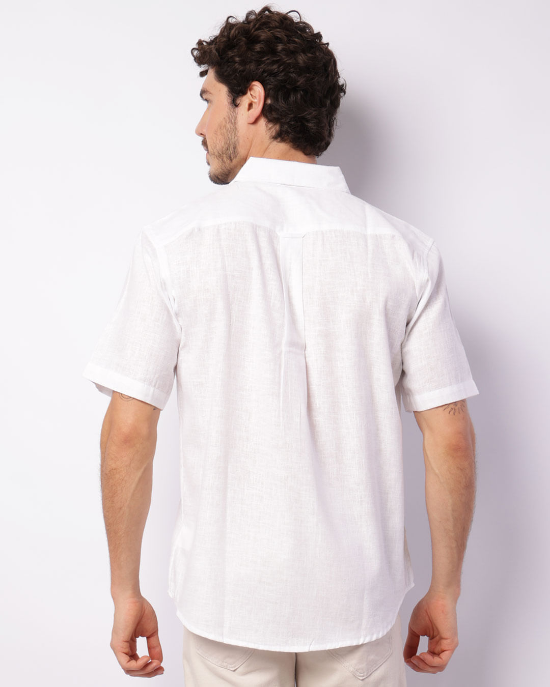 Shirt-Short-Sleeve-Branco---Branco