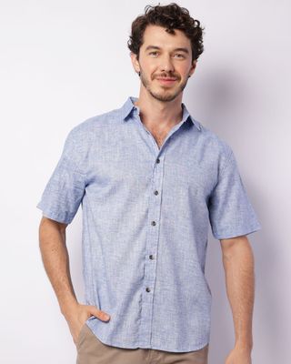 Shirt-Short-Sleeve-Azul---Azul