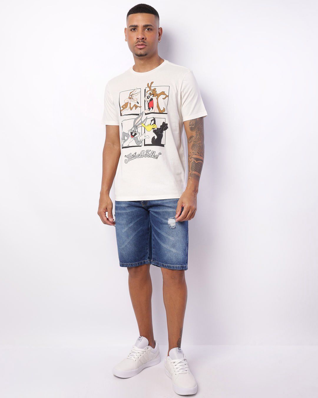 Camiseta-Looney-Tunes-0401359---Off-White