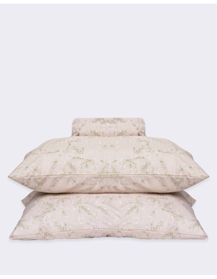 Jg-De-Cama-Casal-3-Pcs-Romantico-Ver-25---Bege-Floral