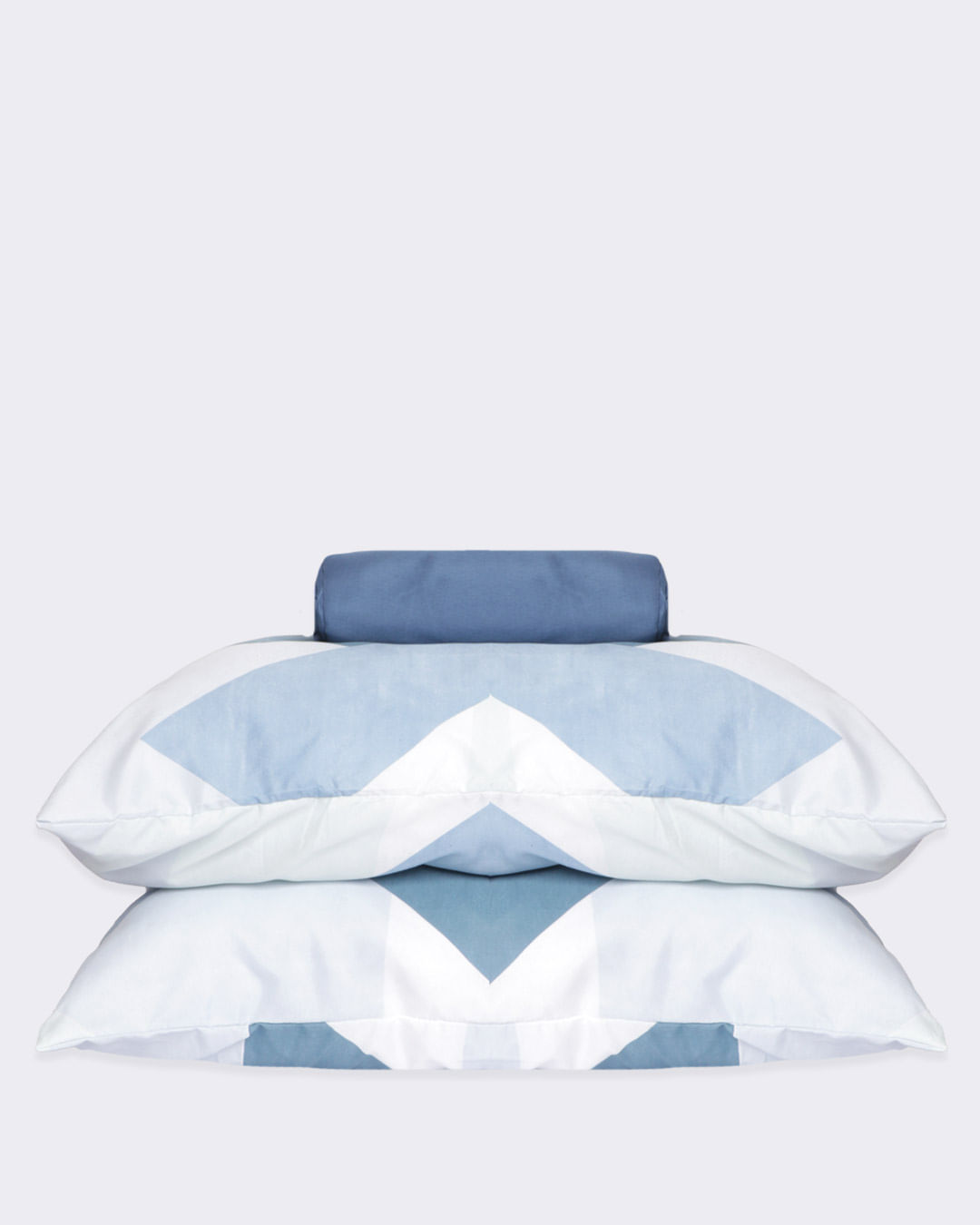 Jg-De-Cama-Casal-3-Pcs-Etnico-Ver-25---Azul-Geometrico