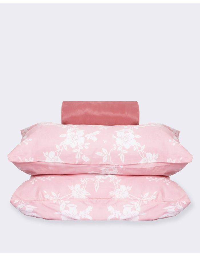 Jg-Cama-Casal-3-Pcs-Romantico-Ver-25---Rosa-Outros