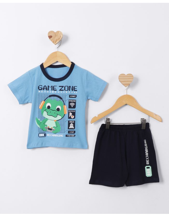 Pijama-Mc-Dino-Game-Bbo-13---Azul