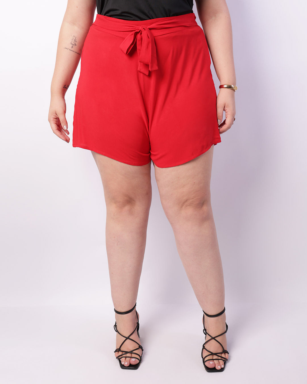 Shorts-312057pl-Viscos-Liso-Faixa-Cint---Vermelho