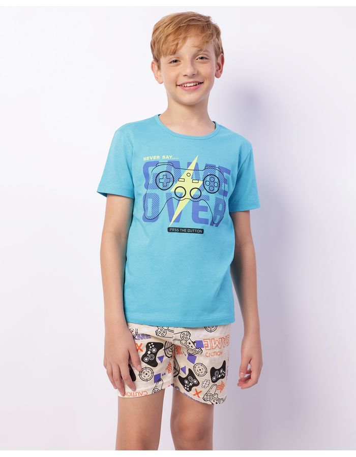 Pijama-Juvo-1216-Game-Over---Azul-Claro