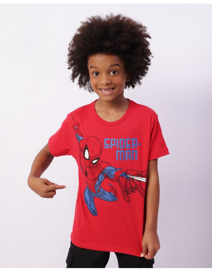 Camiseta-Ch39315-Mc-M-410-Homem-Aranha---Vermelho