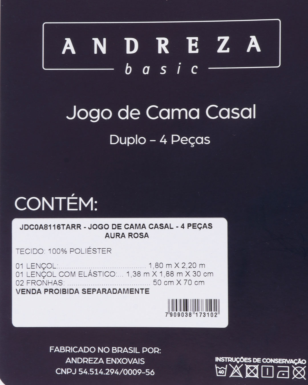 Jg-De-Cama-Cs--Aura-----4-Pc---Rosa