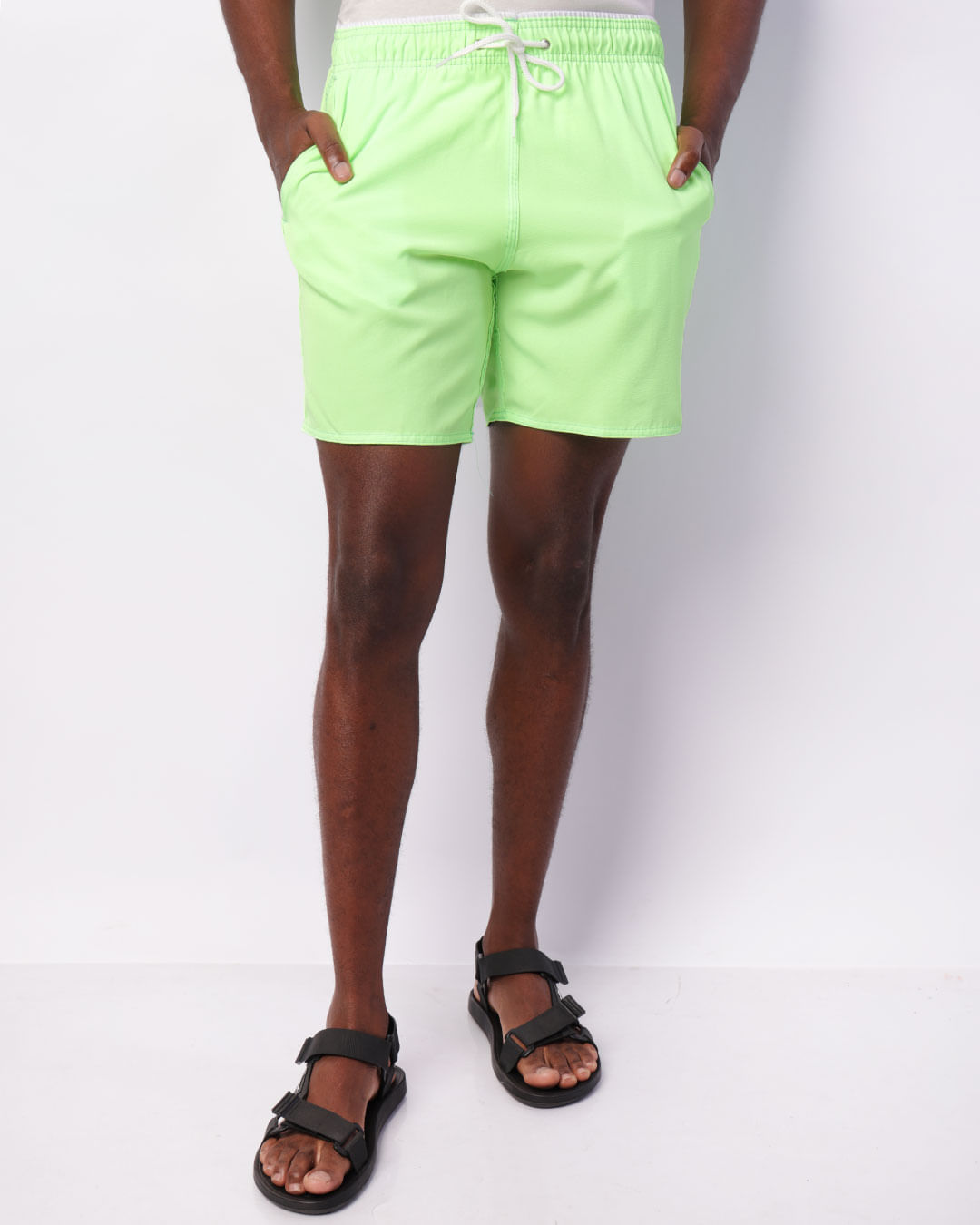 Short-Tac-elas-2669-Verde-Neon-Cos-Elast---Verde