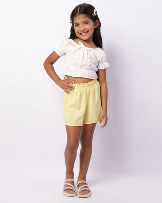 Shorts-440426-Viscose-Amarelo-F48---Amarelo