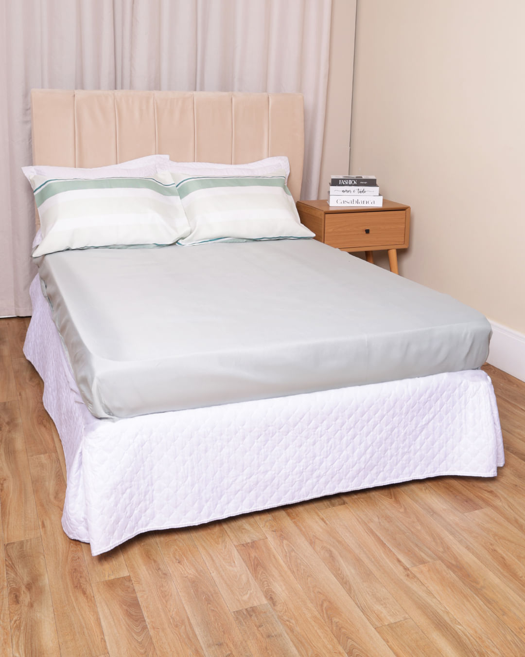 Jg-De-Cama-Casal-3-Pcs-Etnico-Ver-25---Verde-Listrado