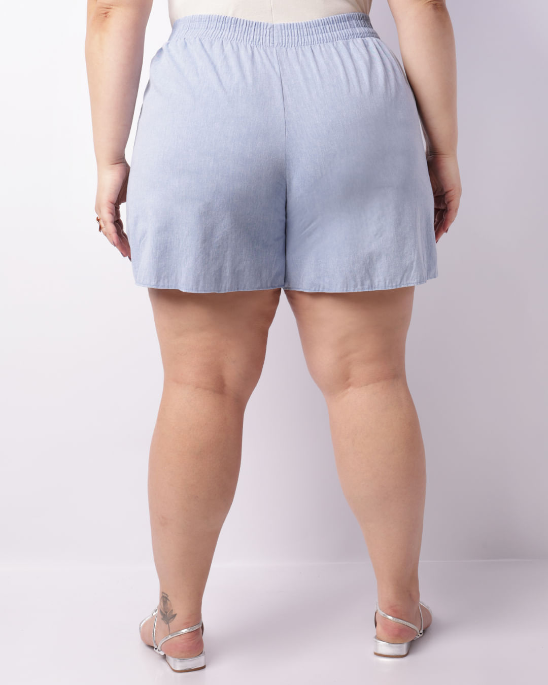 Shorts-3007123-Chamb-Cos-Elastico---Azul