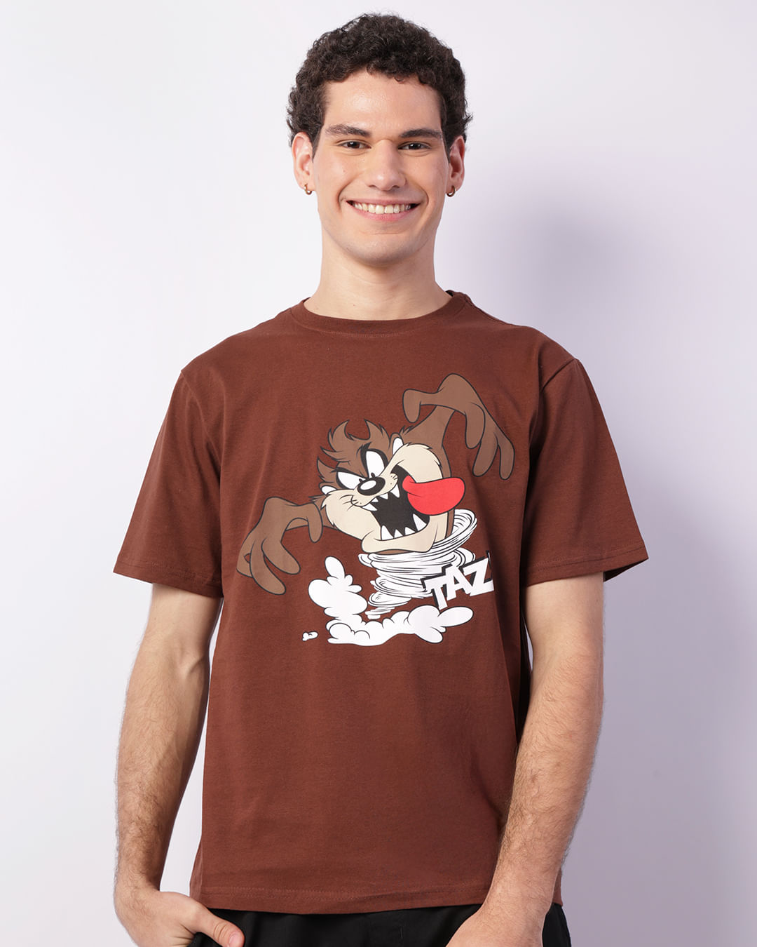 Camiseta-Looney-Tunes-Er3549-Marrom---Marrom