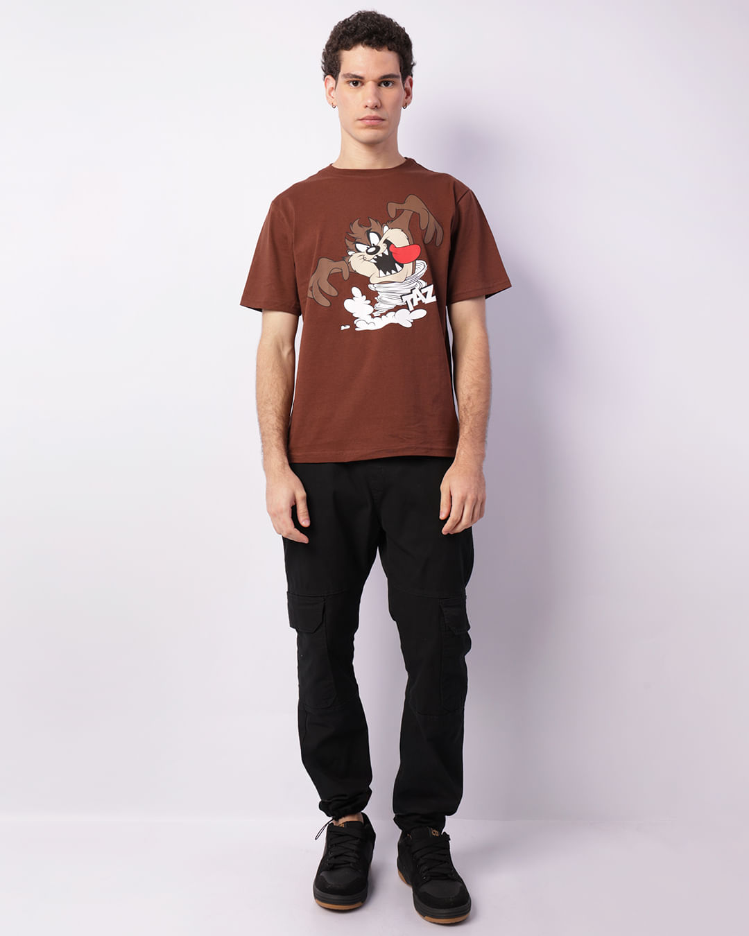 Camiseta-Looney-Tunes-Er3549-Marrom---Marrom