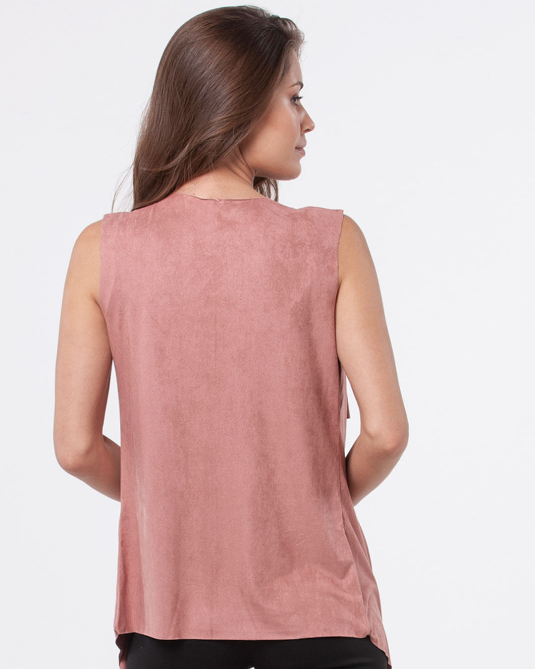 Colete-Feminino-Babado-Suede-Rosa-Claro