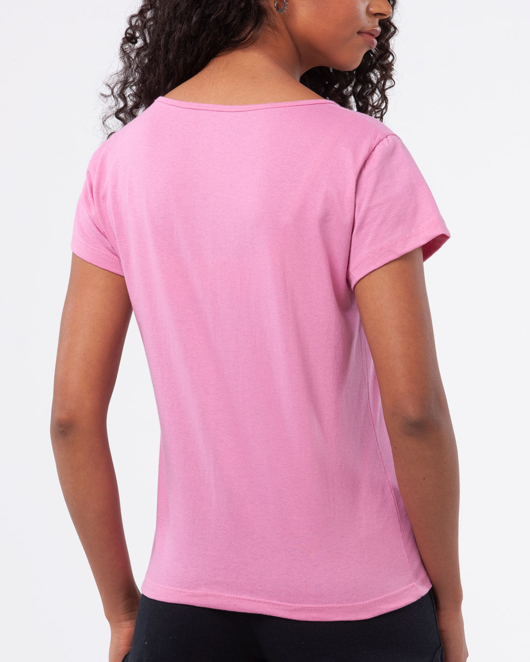 Camiseta-Feminina-Basica-Floral-Rosa