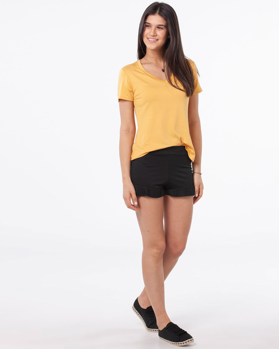 Short-108-Babado---Preto