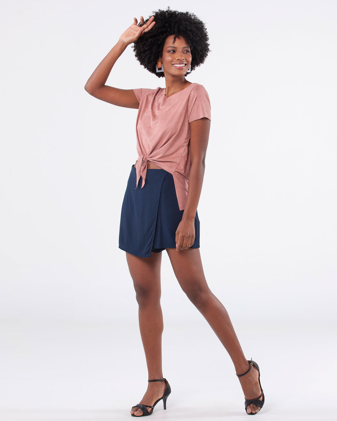 Camiseta-Feminina-Suede-Amarracao-Rosa