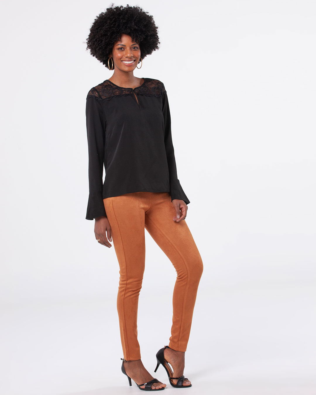 Blusa-Feminina-Manga-Longa-Recorte-Renda-Preta
