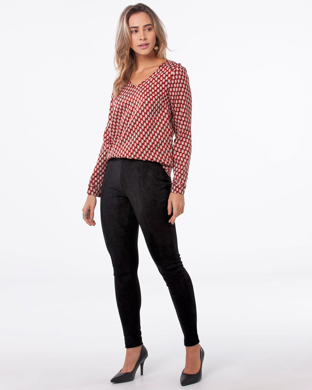 Calca-Suede-Feminina-Cigarrete-Preta