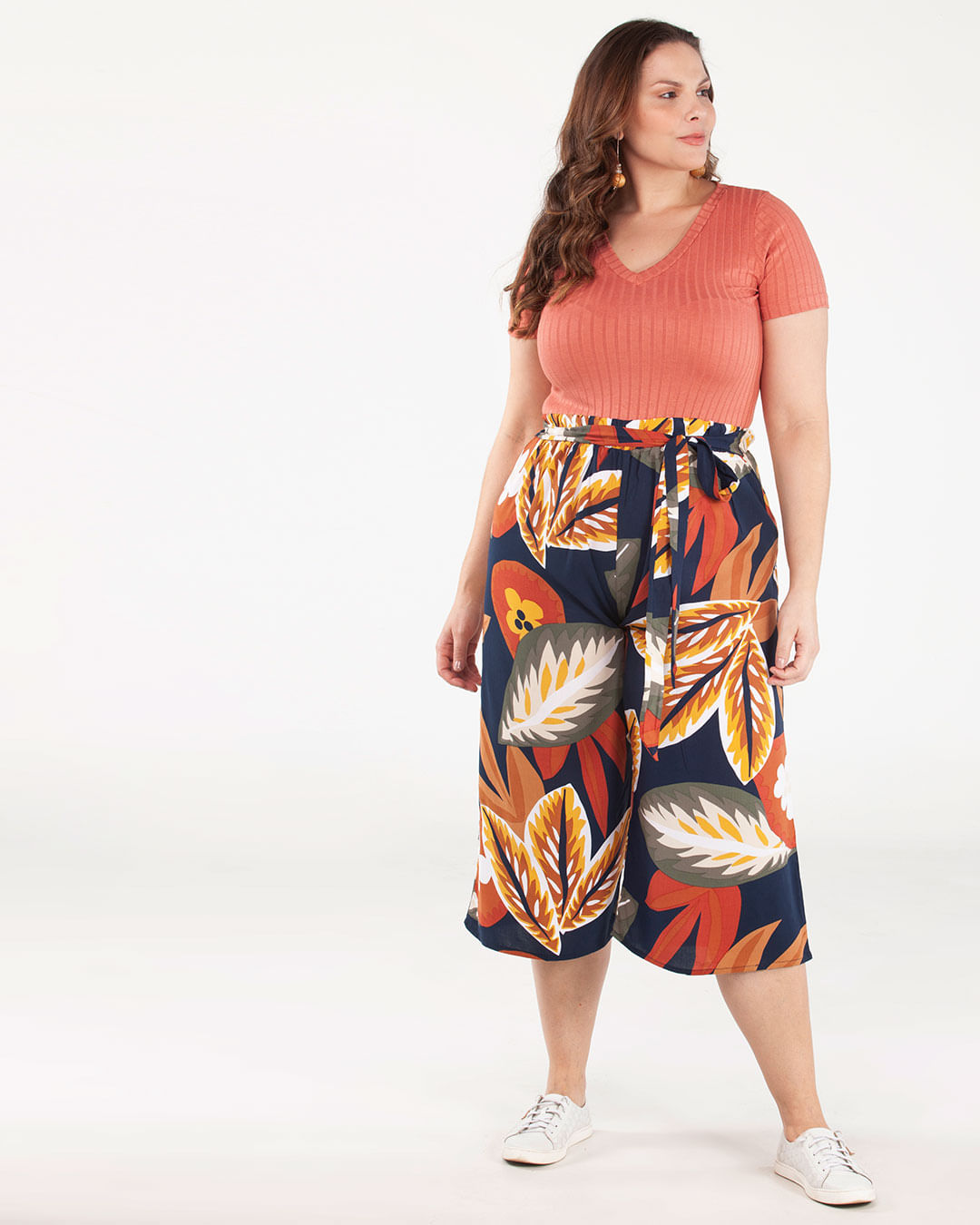 Blusa-Feminina-Canelada-Laranja