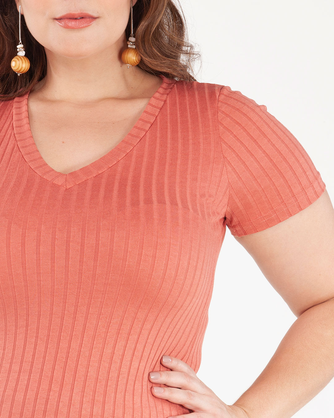Blusa-Feminina-Canelada-Laranja