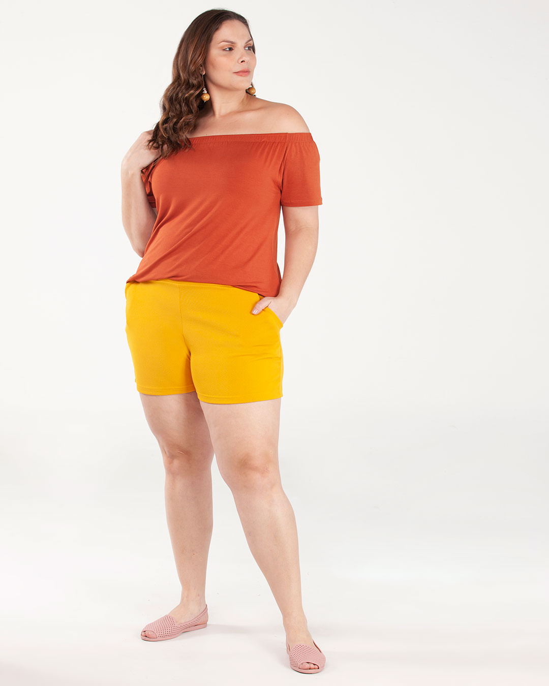 Short-19305-Crepemostarda---Mostarda--Medio