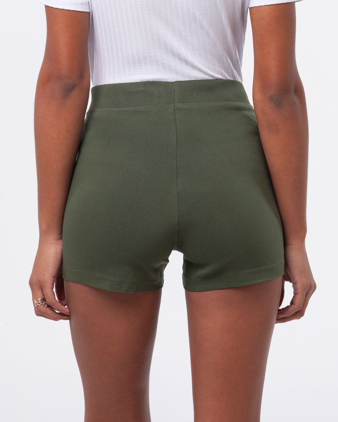 Short-Feminino-Liso-Basico-Conforto-Verde