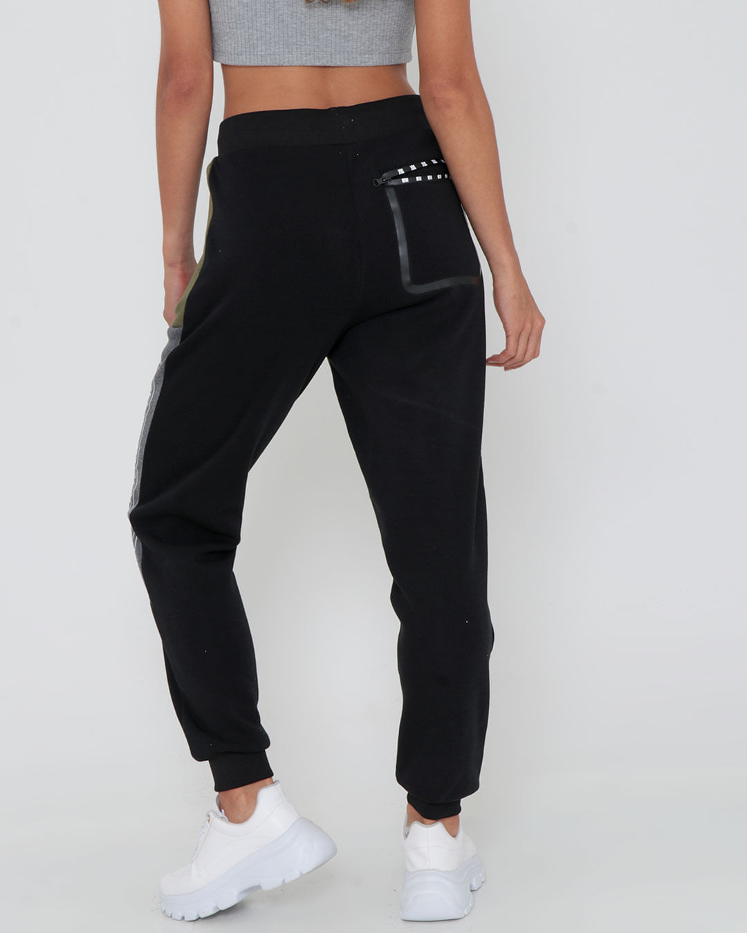 Calca-Feminina-Street-Jogger-Moletom-Preto