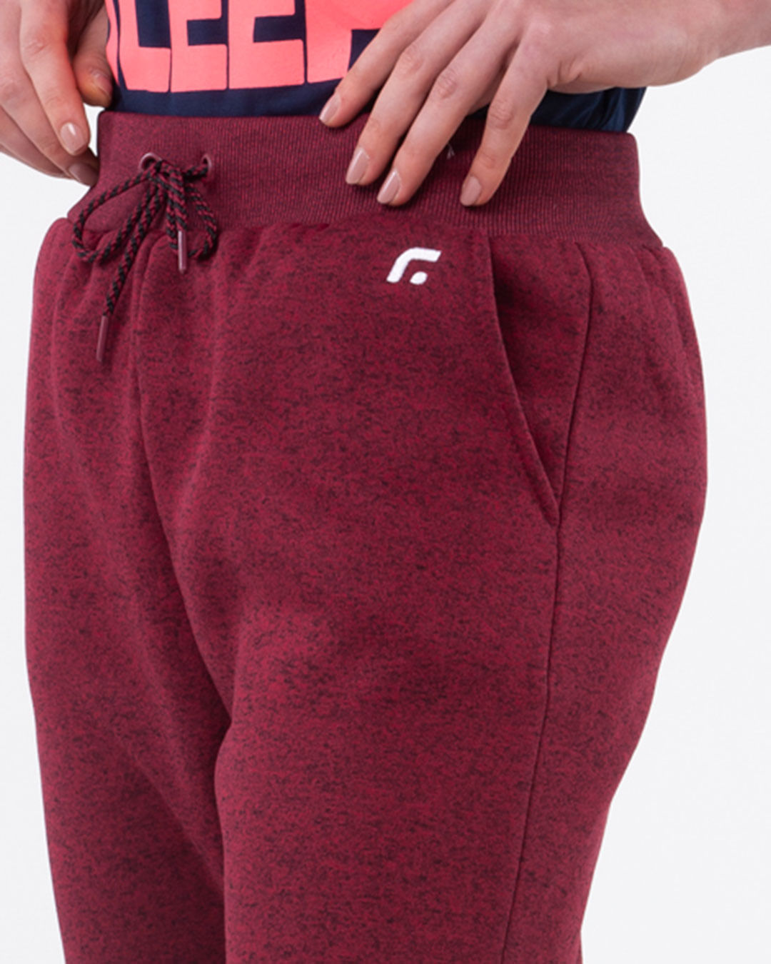 Calca-Feminina-Moletom-Reta-Basica-Vermelho