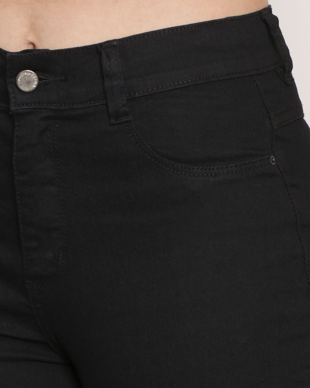 Calca-Jeans-Feminina-Flare-Preta