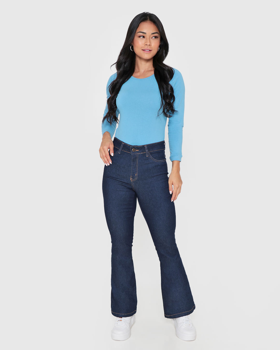Calca-56213-Jeans-Flareocrefem-Ad---Blue-Jeans-Escuro