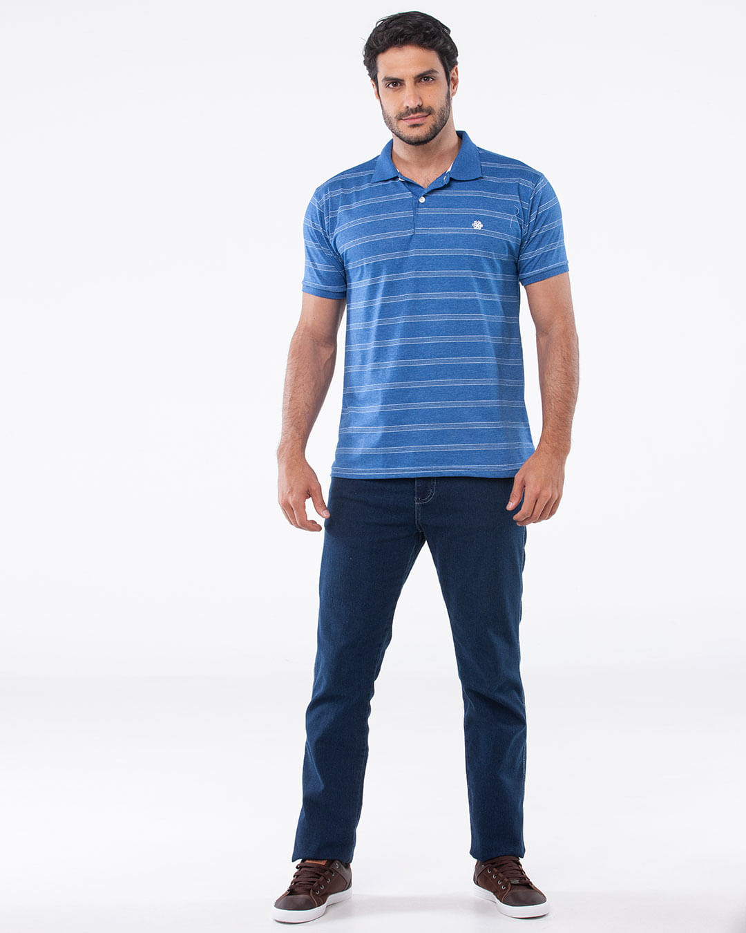 Polo-Masculina-Listras-Azul