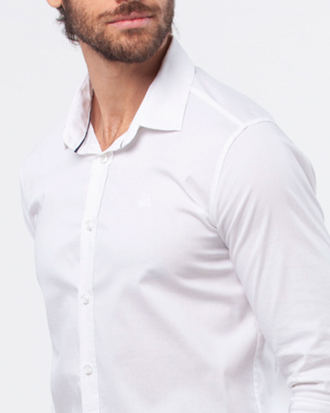 Camisa-Masculina-Basica-Lisa-Branco