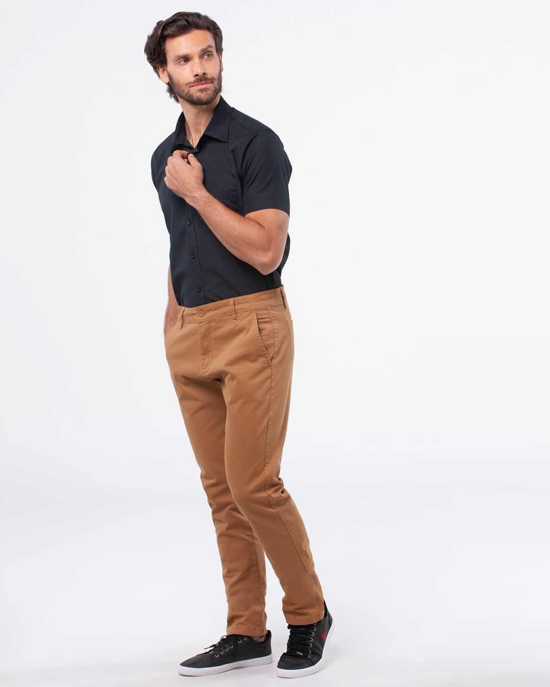 Camisa-Masculina-Basica-Lisa-Preto