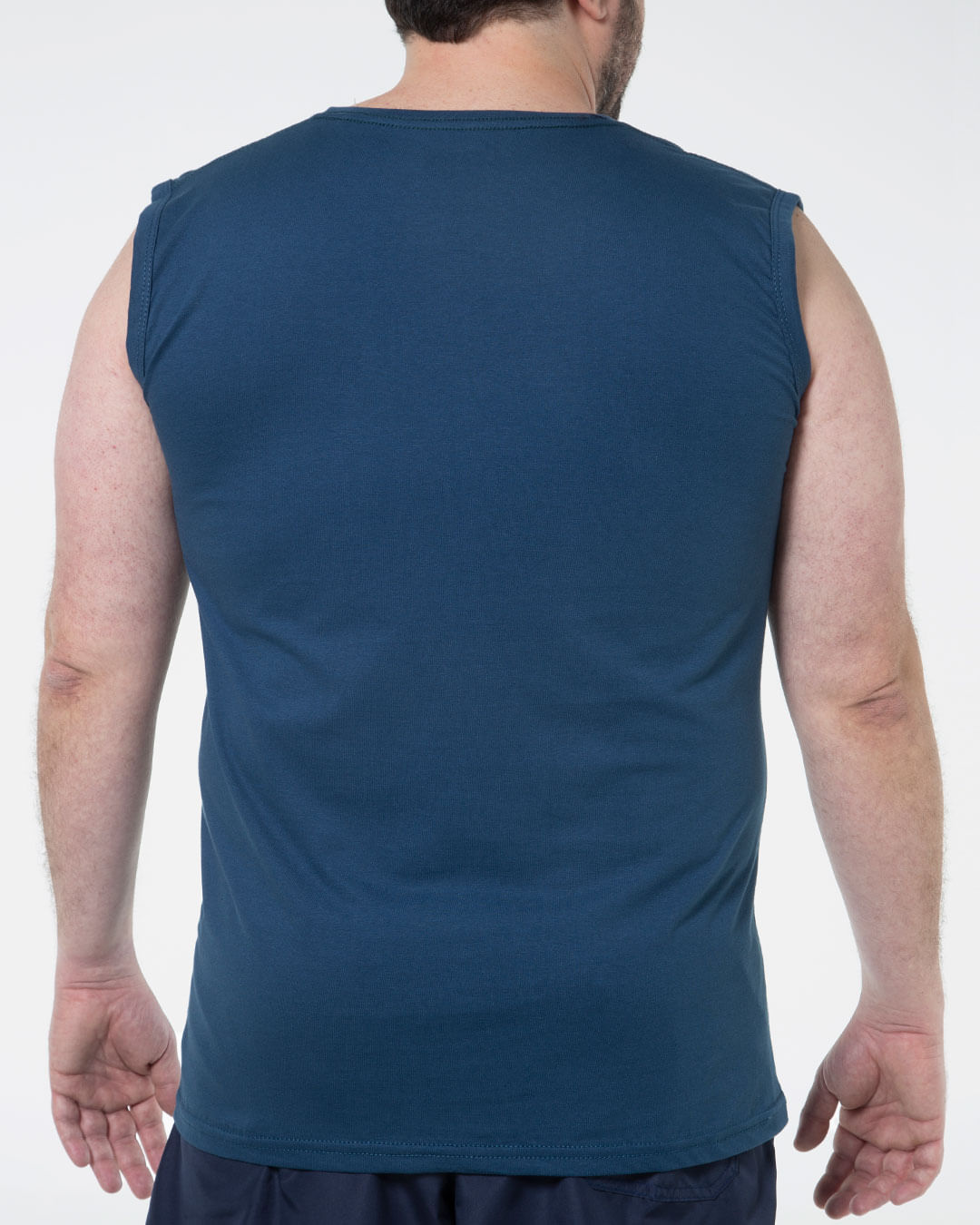 Regata-Masculina-Plus-Size-Basica-Azul-Escuro