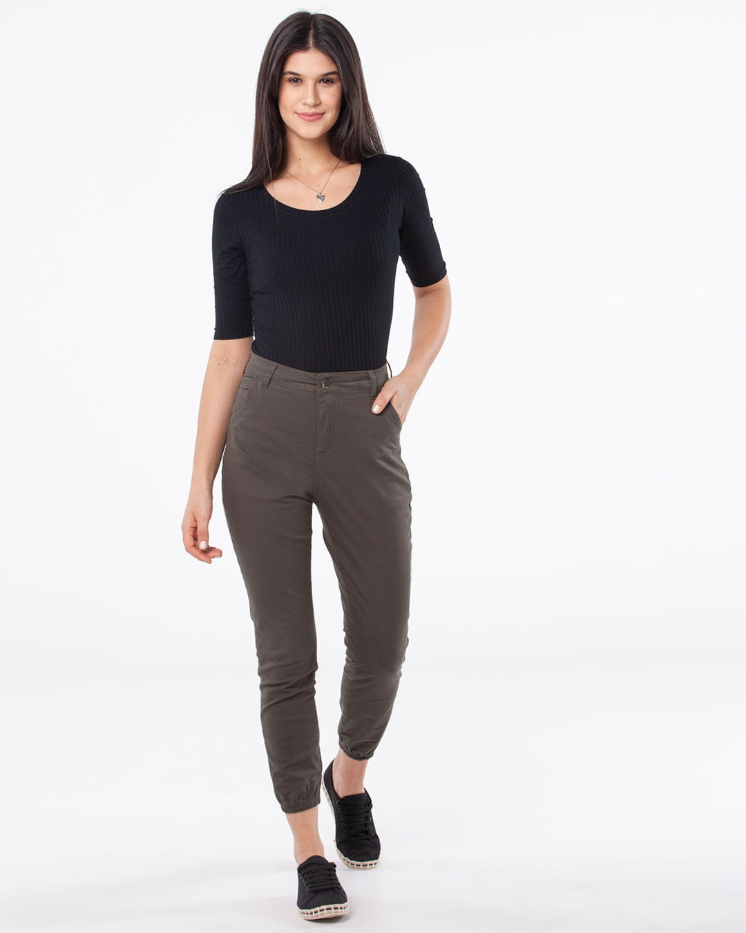 Calca-Feminina-Jogger-Sarja-Verde